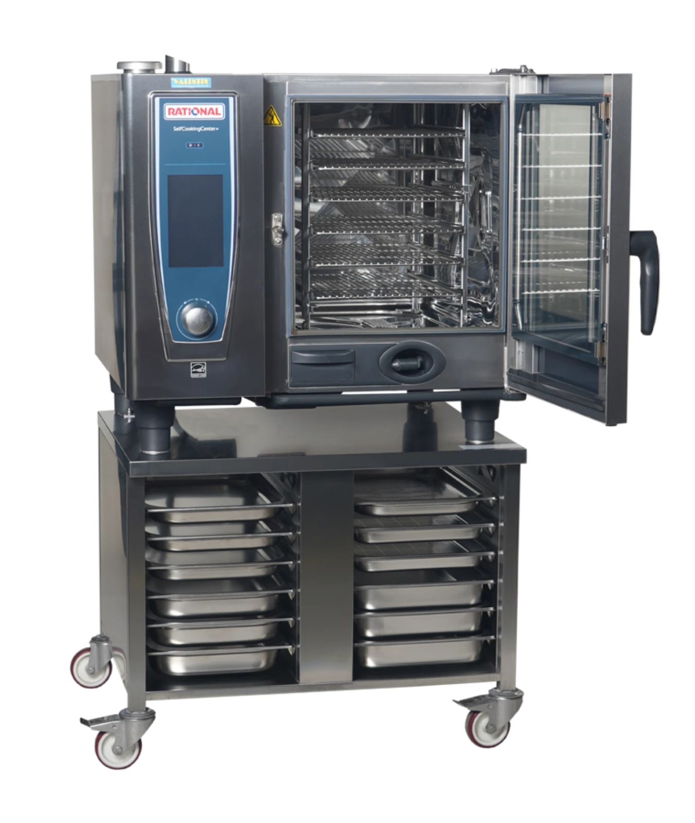 Convection steamer with rack