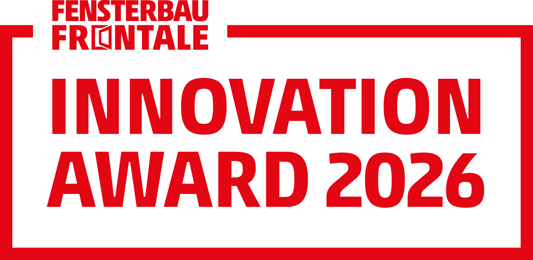 Innnovation Award  FENSTERBAU FRONTALE 2026