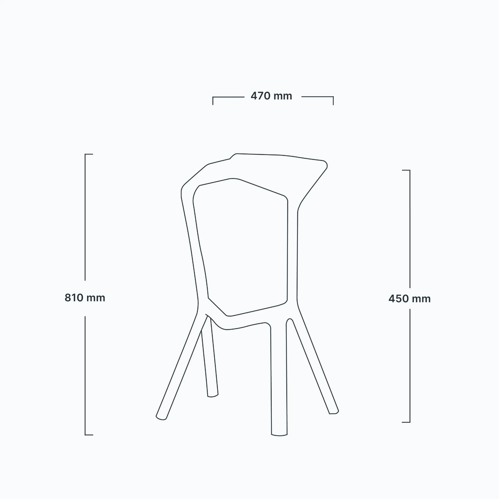 Bar stool MIURA