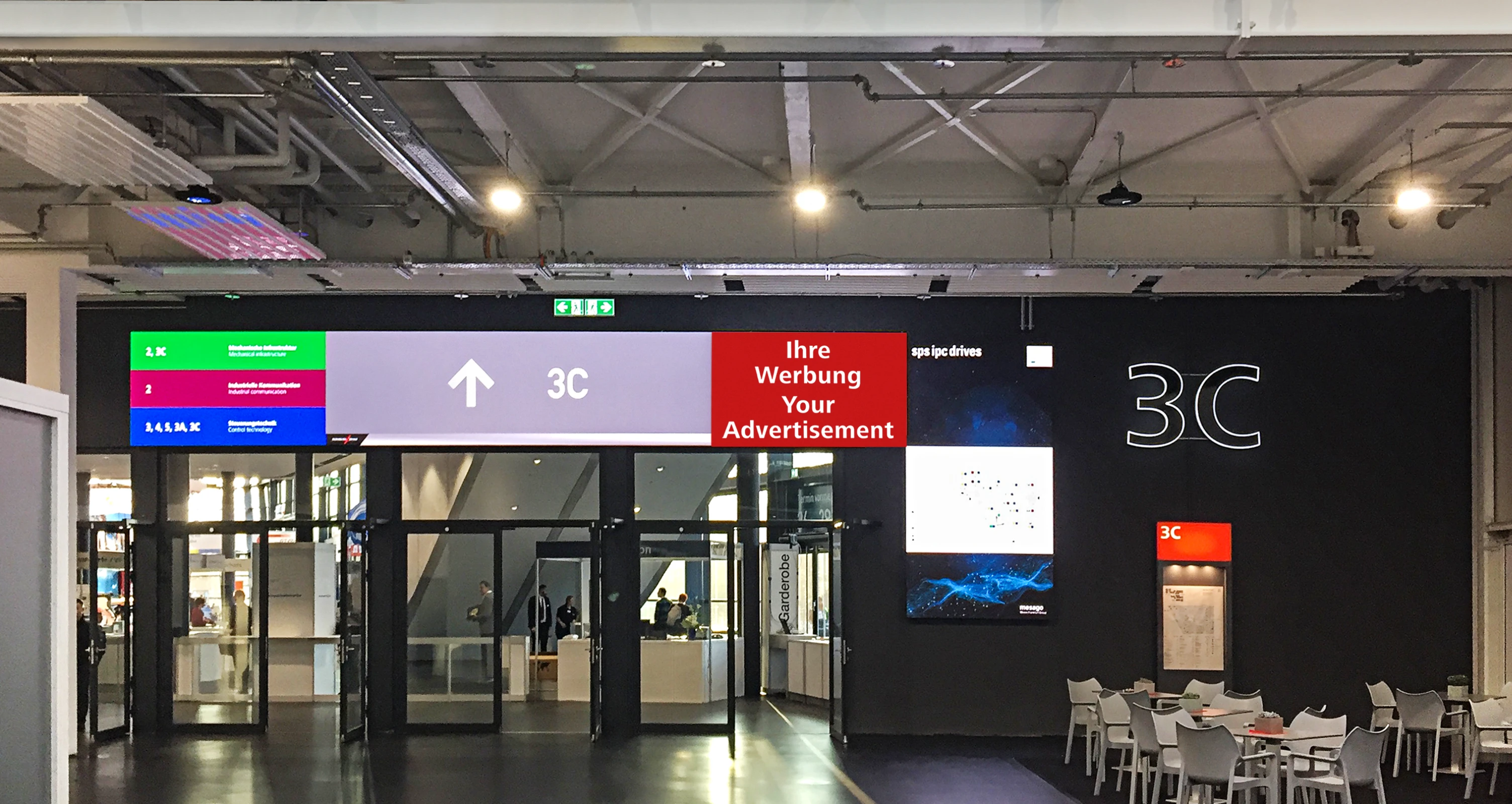 Digital Signage Foyer-/ Übergangsbereiche