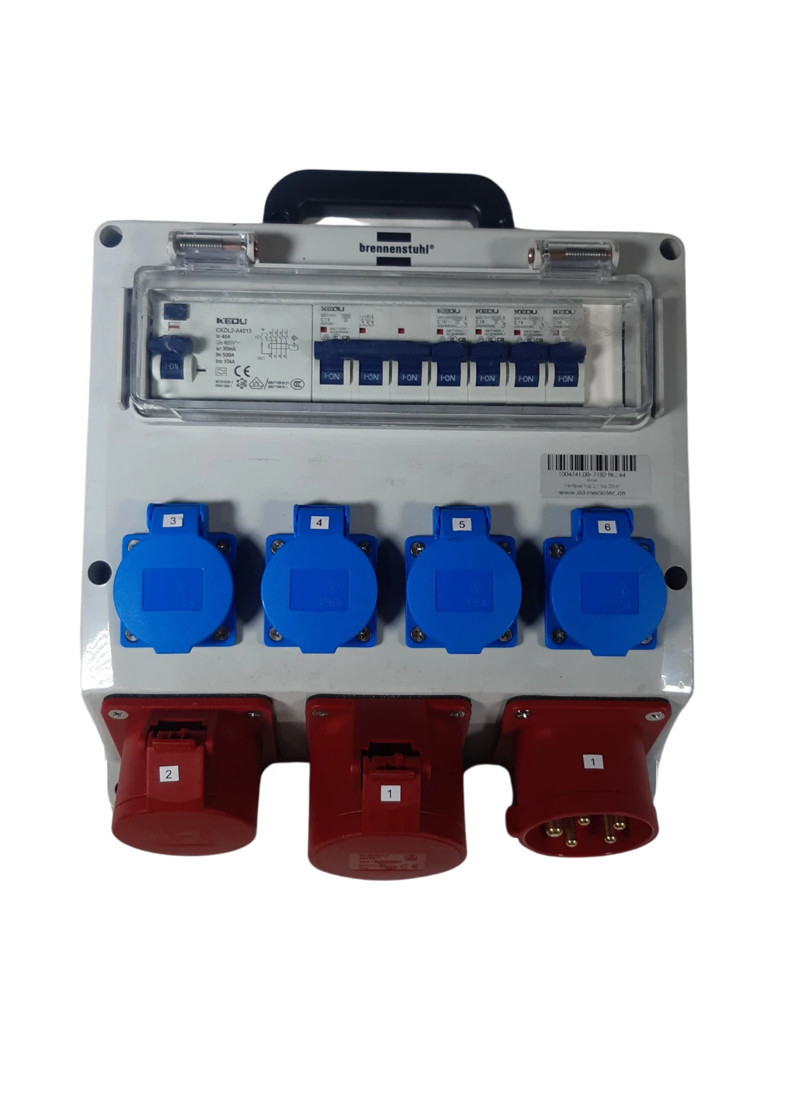 Additional article: Distribution panel from main supply