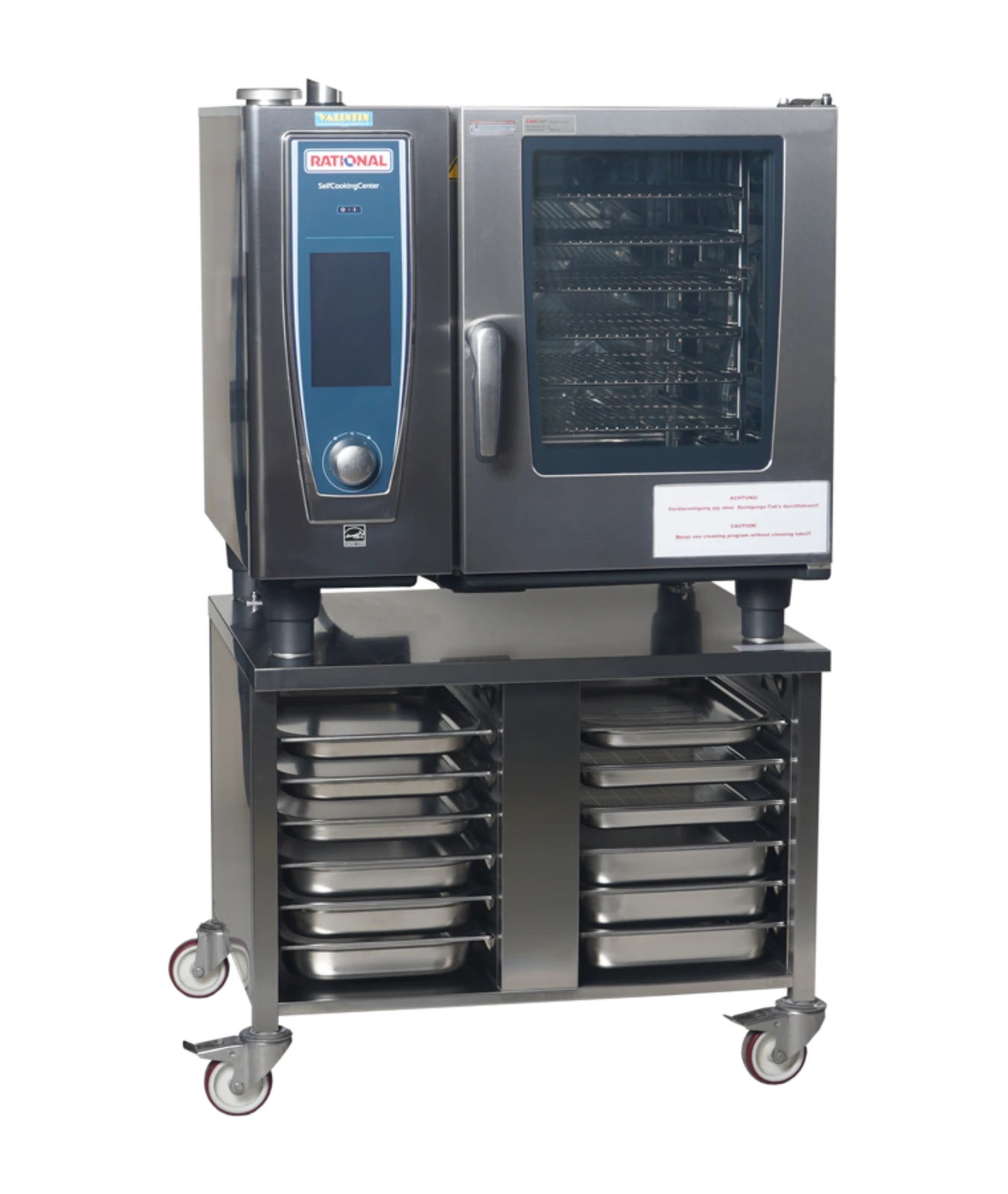 Convection steamer with rack