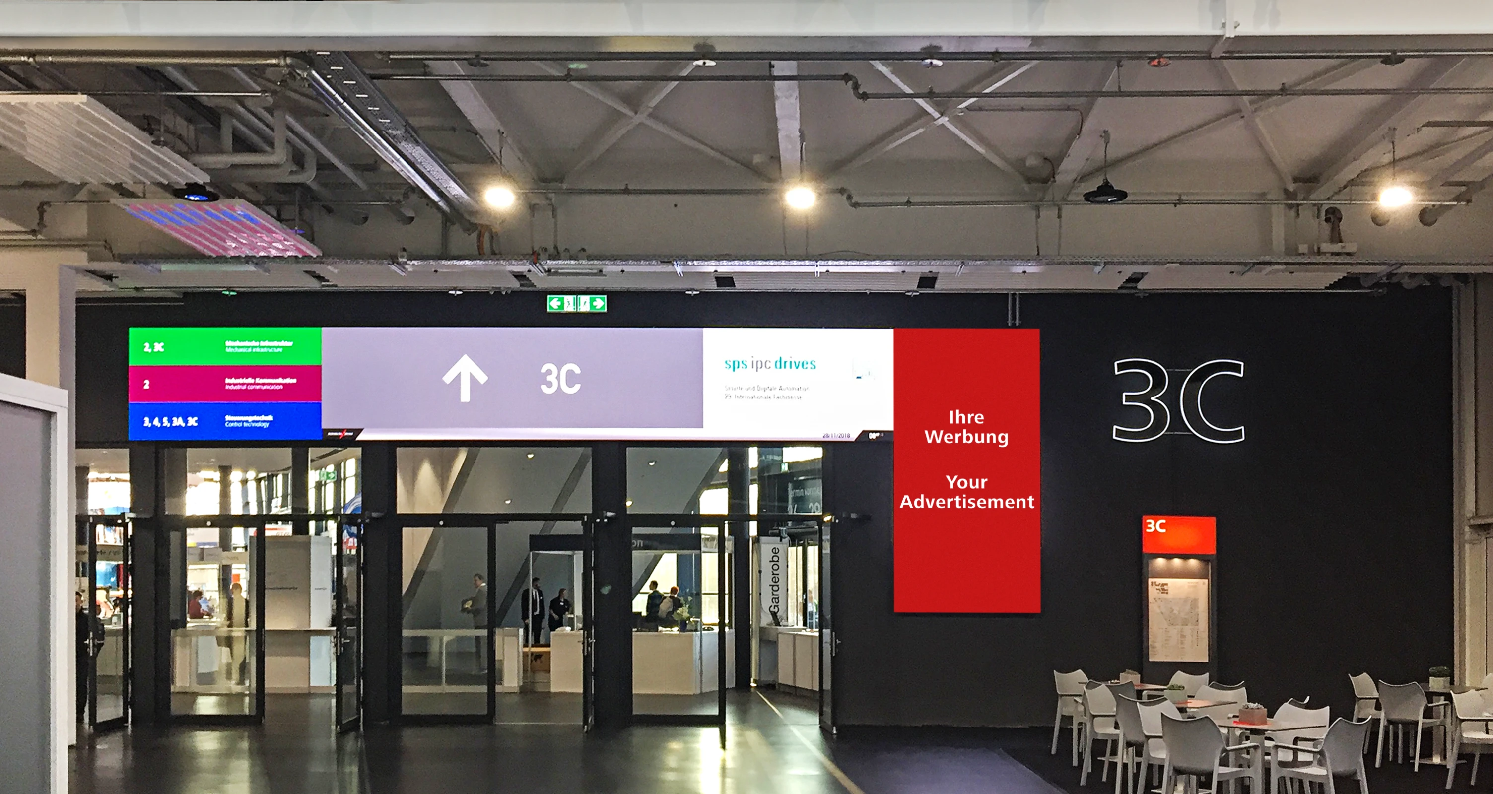 Digital Signage Foyer-/ Übergangsbereiche