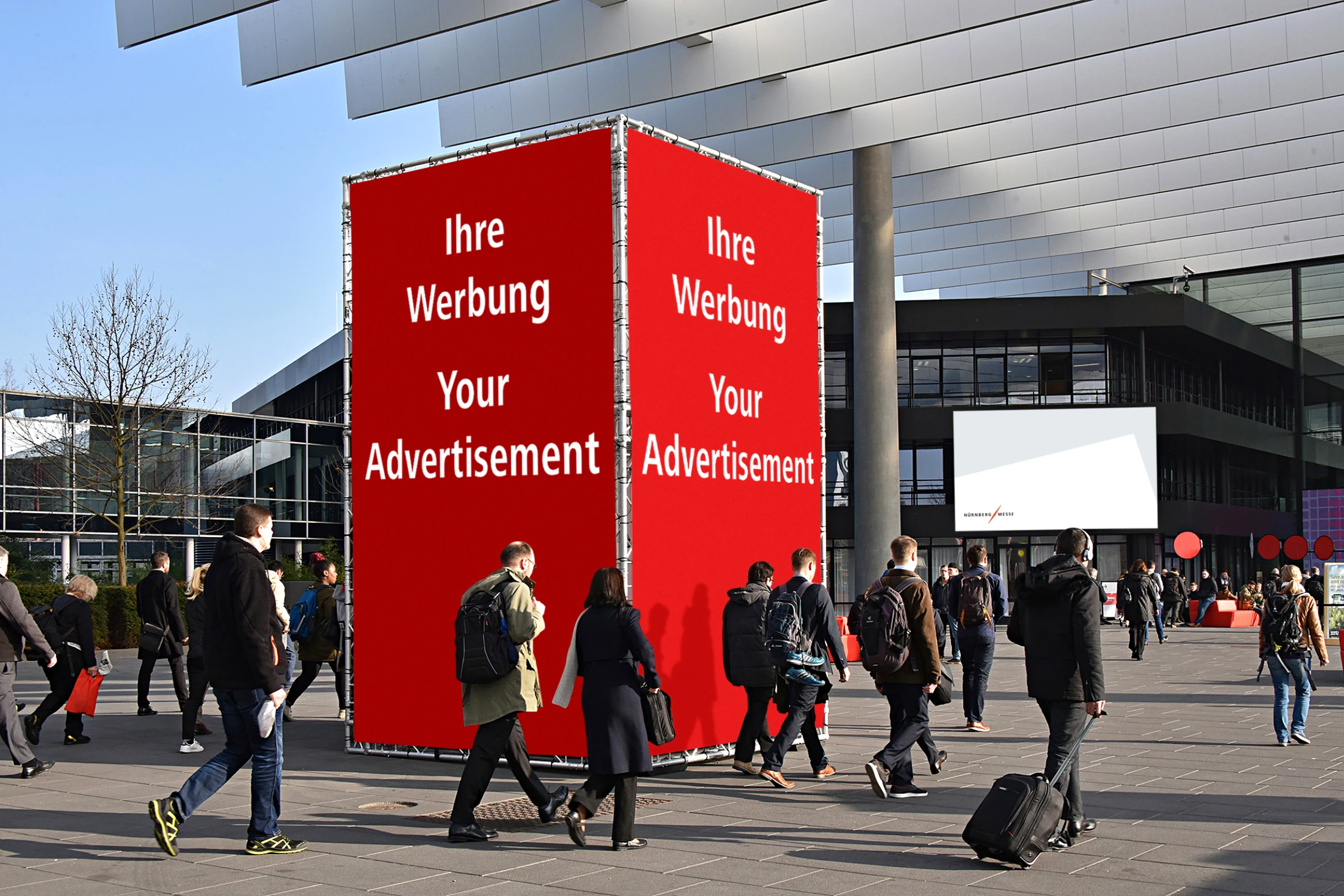 Advertising tower
