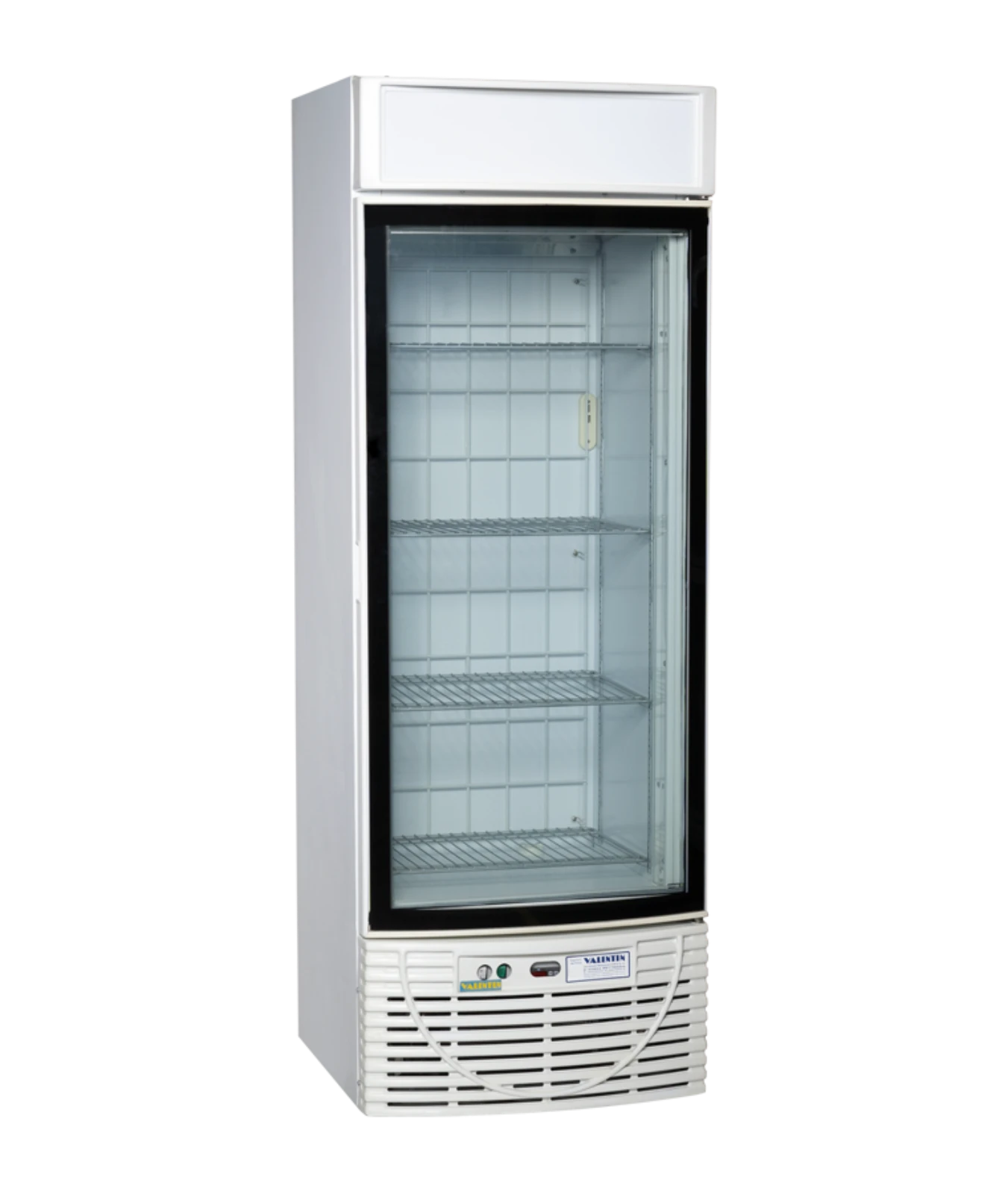 freezer with glass door