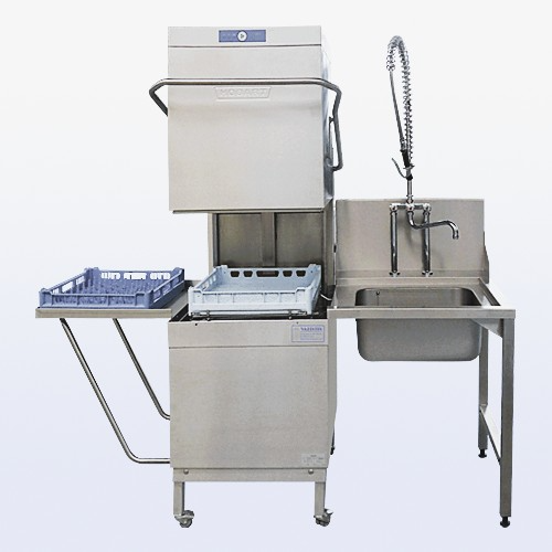 Geschirrspülmaschine Korbdurchschubsystem