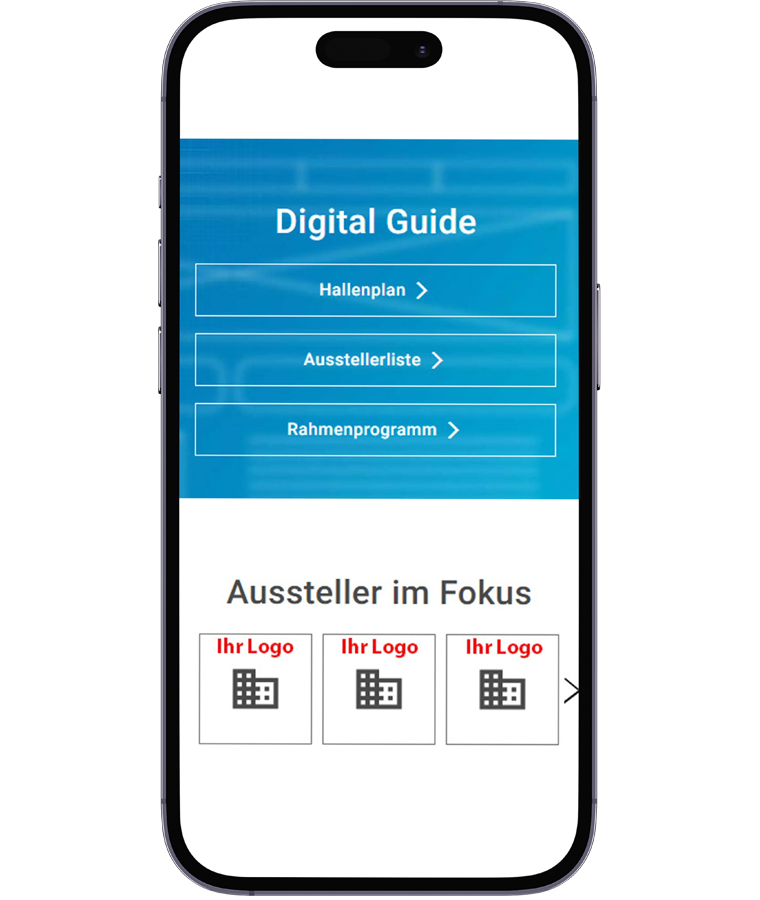 Logo-Platzierung im Digital Guide